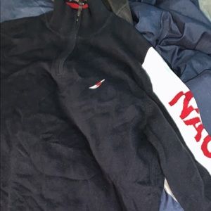 nautica quarter zip sweater